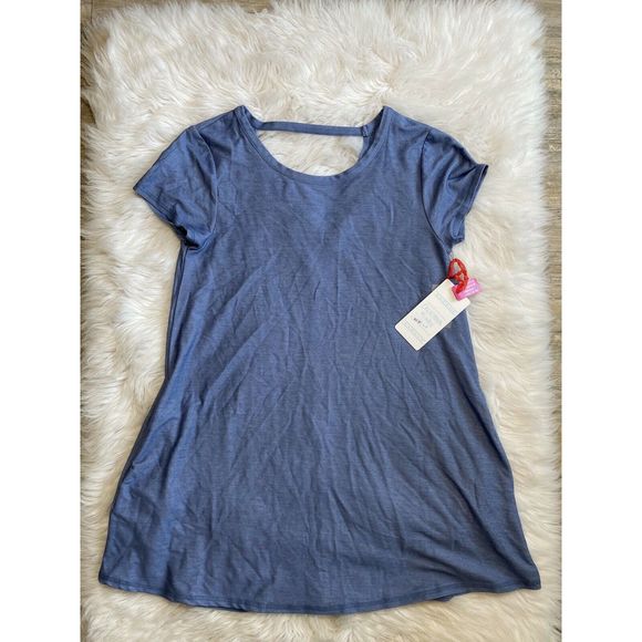 California Moon Rise M Nomad Art House Blue Dress - Picture 1 of 6